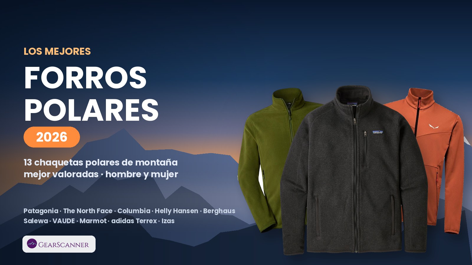 Mejores forros polares de montaña 2026: las 13 chaquetas polares mejor valoradas