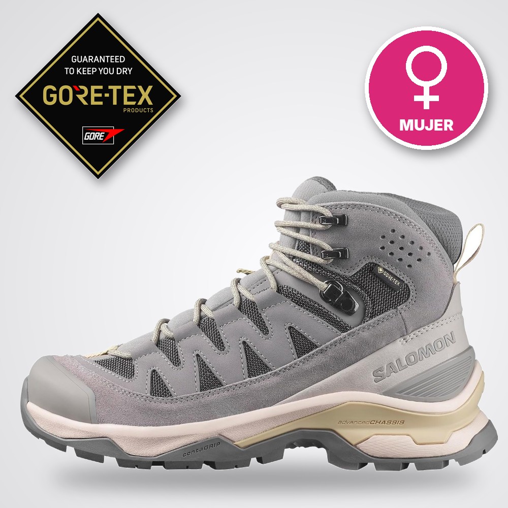 Salomon Quest Echo GORE-TEX — Botas de Senderismo Impermeables para Mujer
