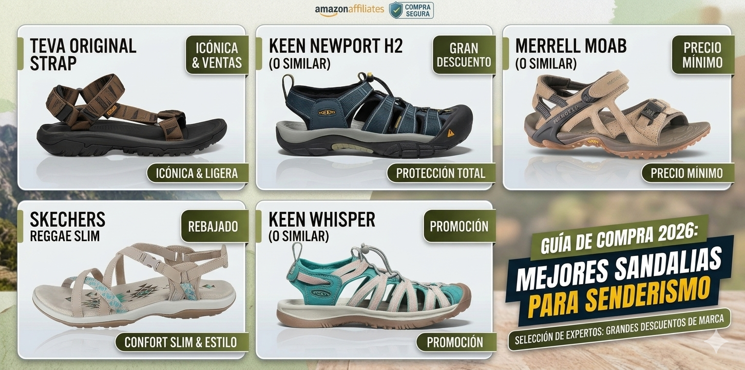 Las 10 Mejores Sandalias de Senderismo de 2026